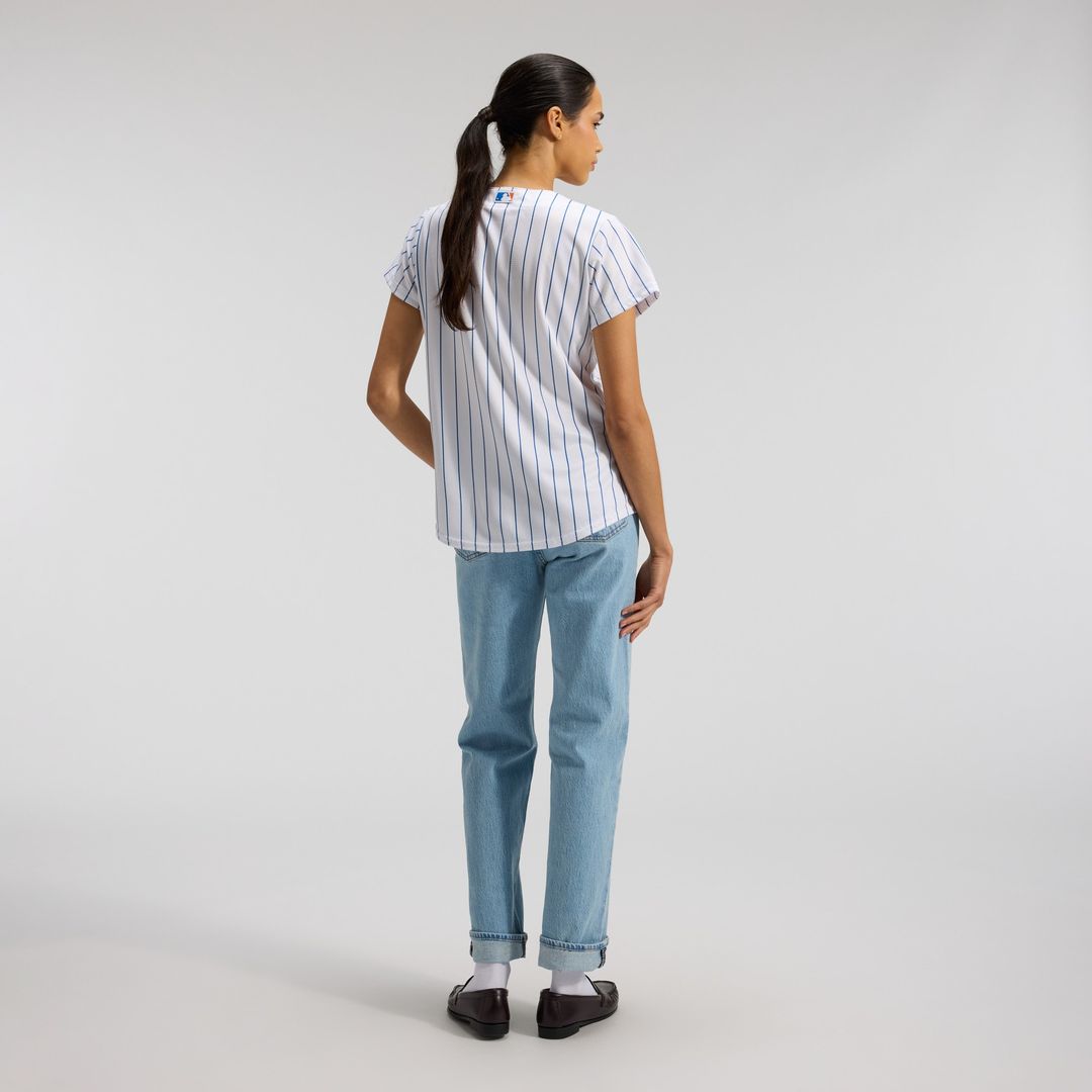 New York Mets Women's Home Replica Team Jersey - White