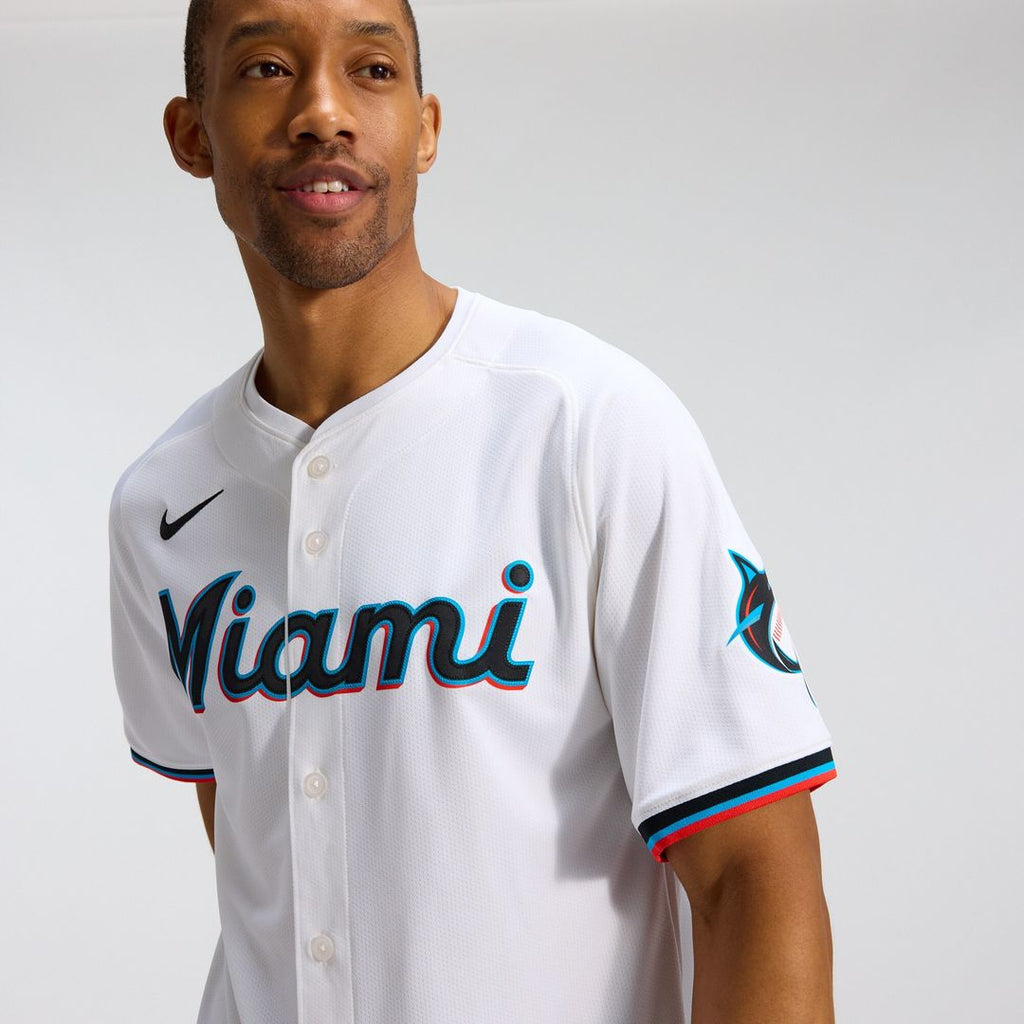 Miami Marlins Home Limited Jersey - White
