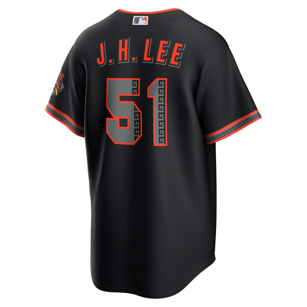 San Francisco Giants Jung Hoo Lee Alternate Stadium Jersey - Black