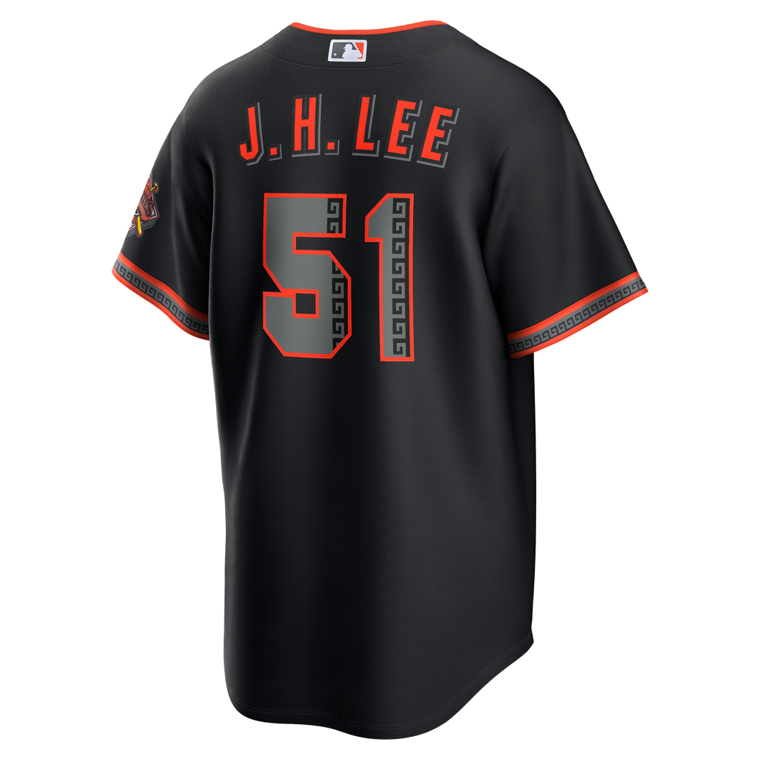 San Francisco Giants Jung Hoo Lee Alternate Stadium Jersey - Black