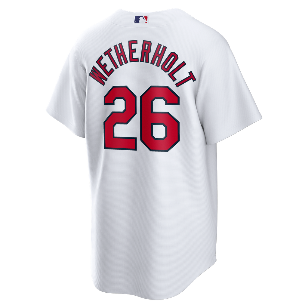 St. Louis Cardinals JJ Wetherholt Home Replica Jersey - White
