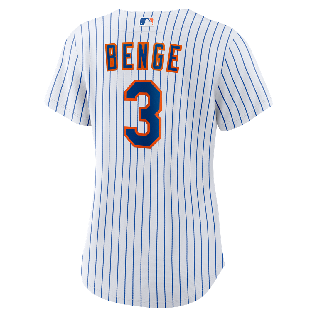 New York Mets Carson Benge Women's Home Replica Jersey - White