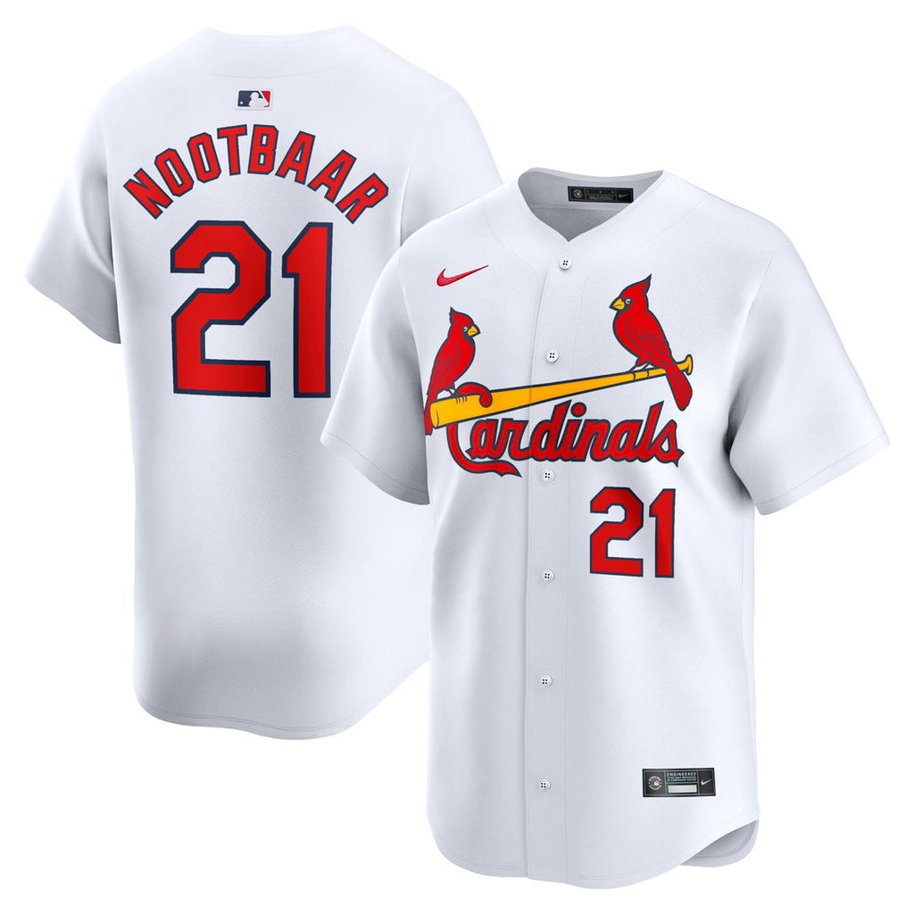 St. Louis Cardinals Lars Nootbaar Home Limited Jersey - White