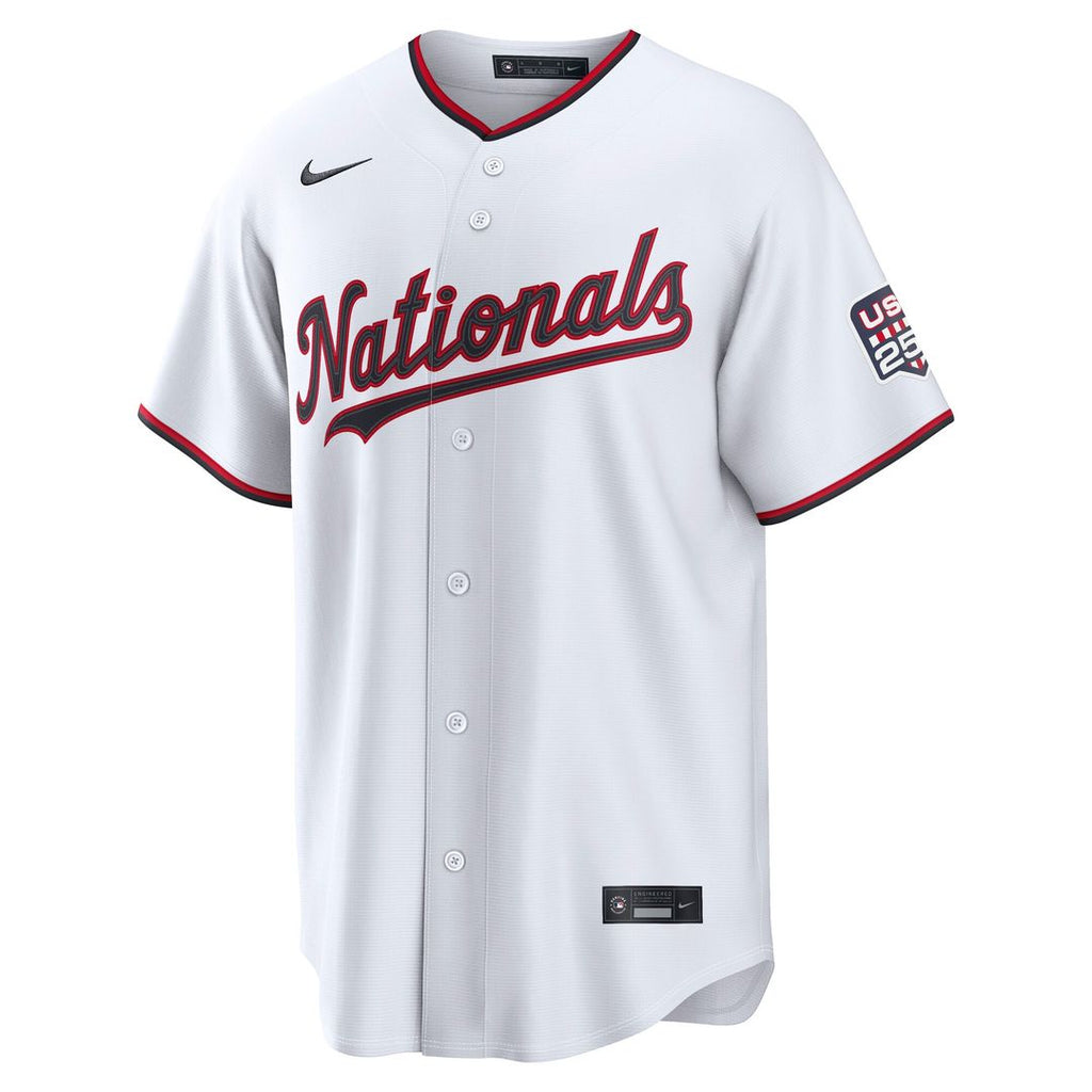 Washington Nationals James Wood USA 250 Fourth of July Home Stadium Jersey - White