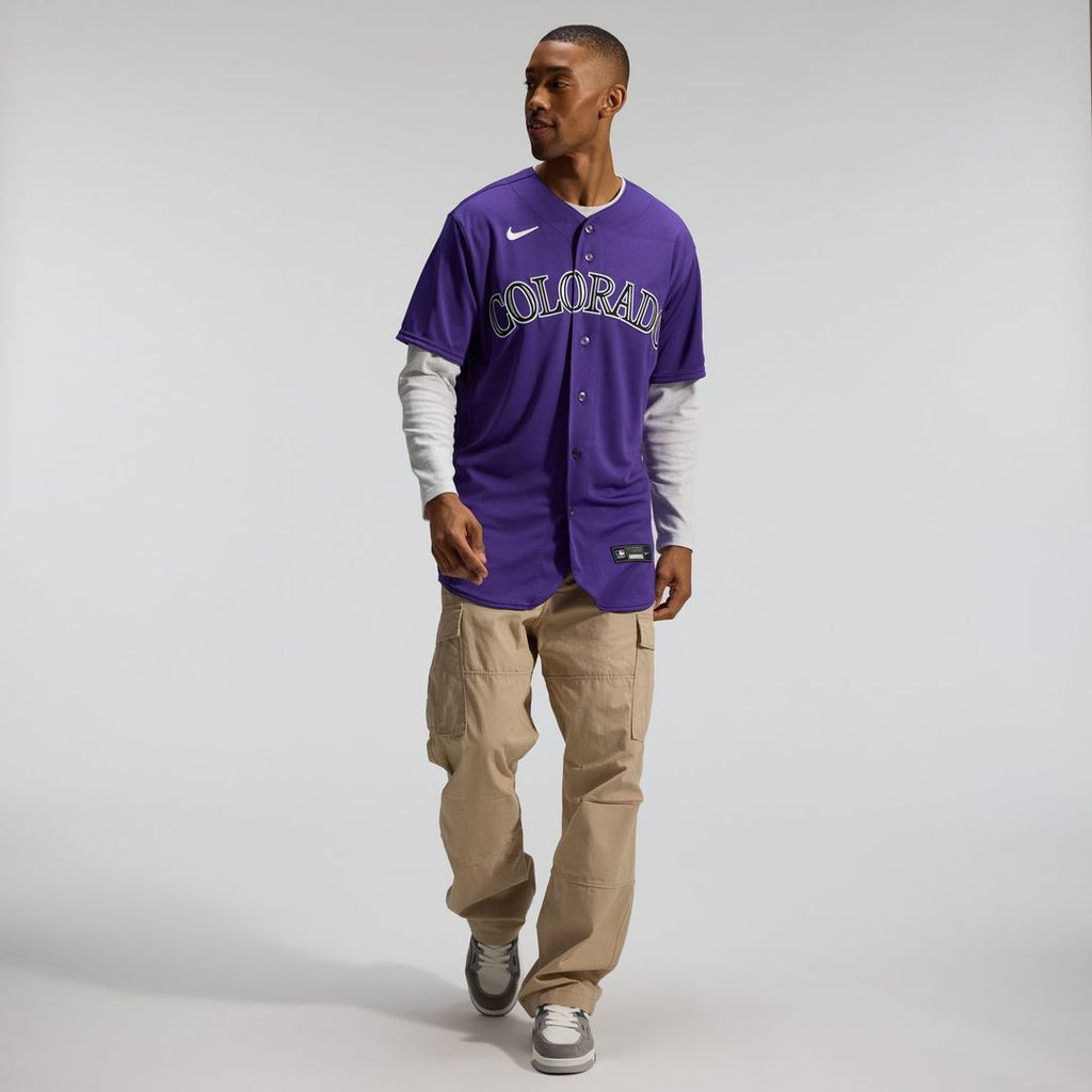 Colorado Rockies Alternate Authentic Jersey - Purple