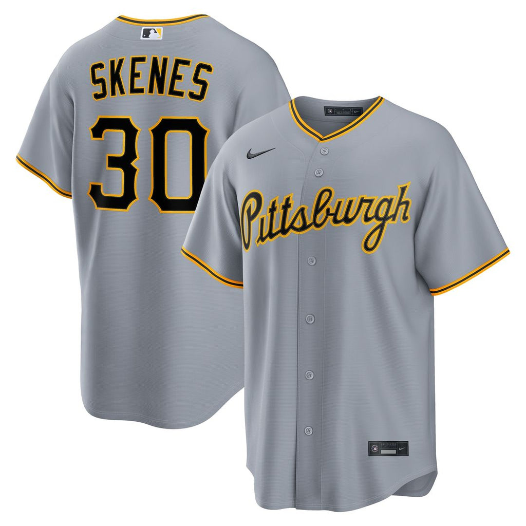 Pittsburgh Pirates Paul Skenes Road Replica Jersey - Gray