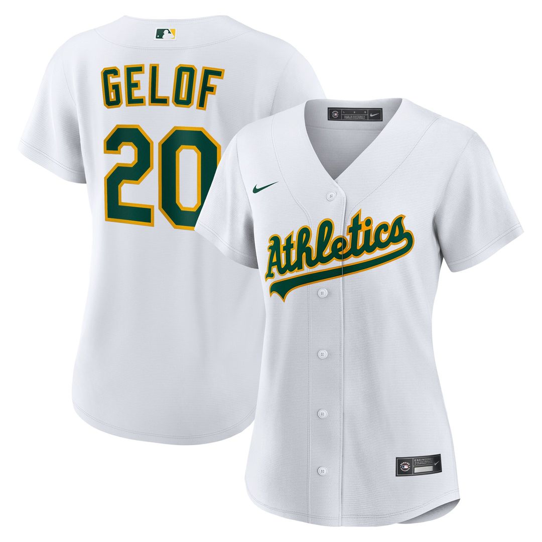 Athletics Zack Gelof Women's Home Replica Jersey - White