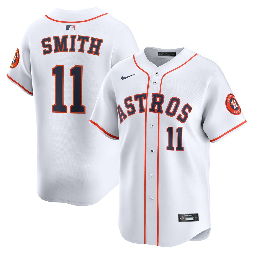 Houston Astros Cam Smith #11 Home Limited Jersey - White
