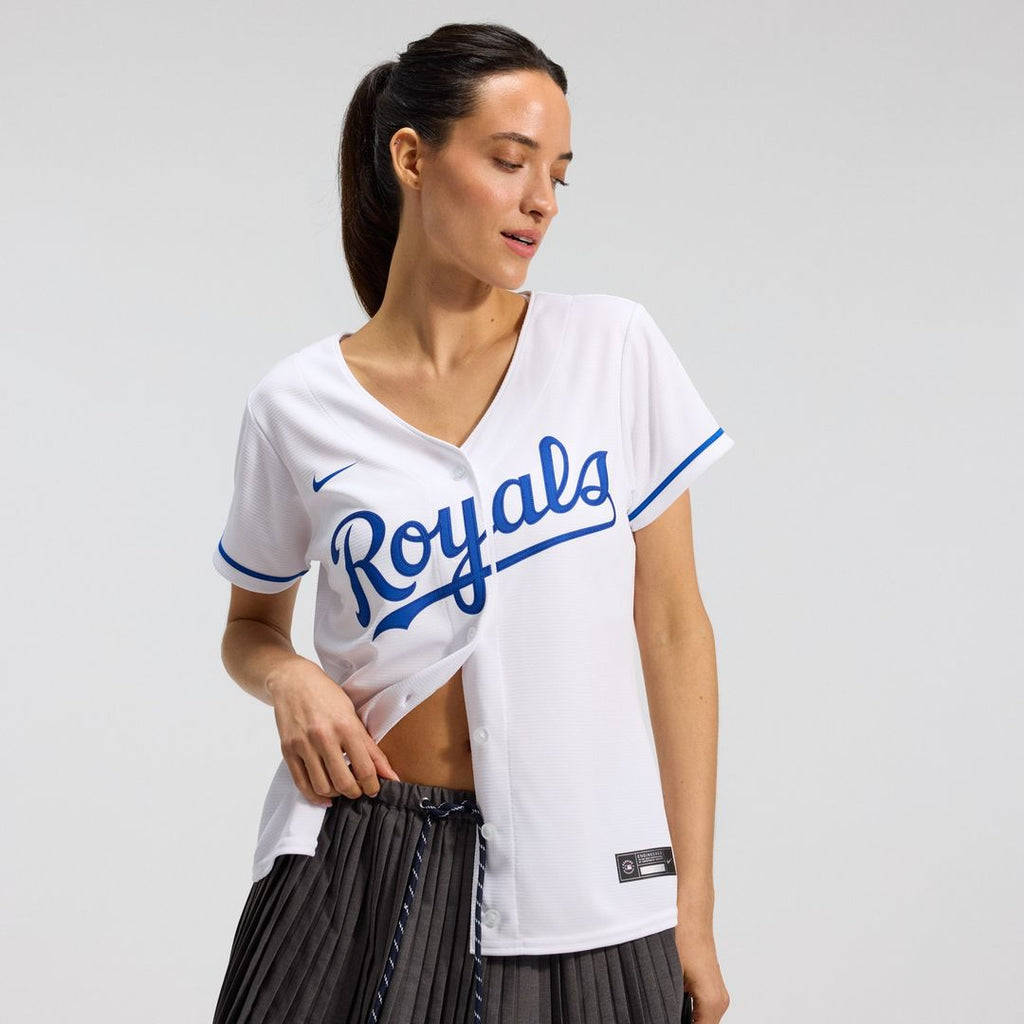 Kansas City Royals Women's Home Replica Team Jersey - White