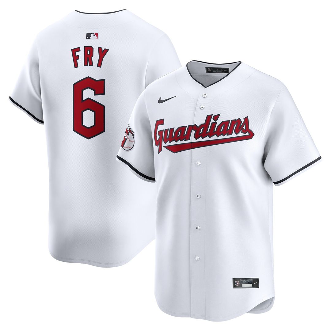 Cleveland Guardians David Fry Home Limited Jersey - White