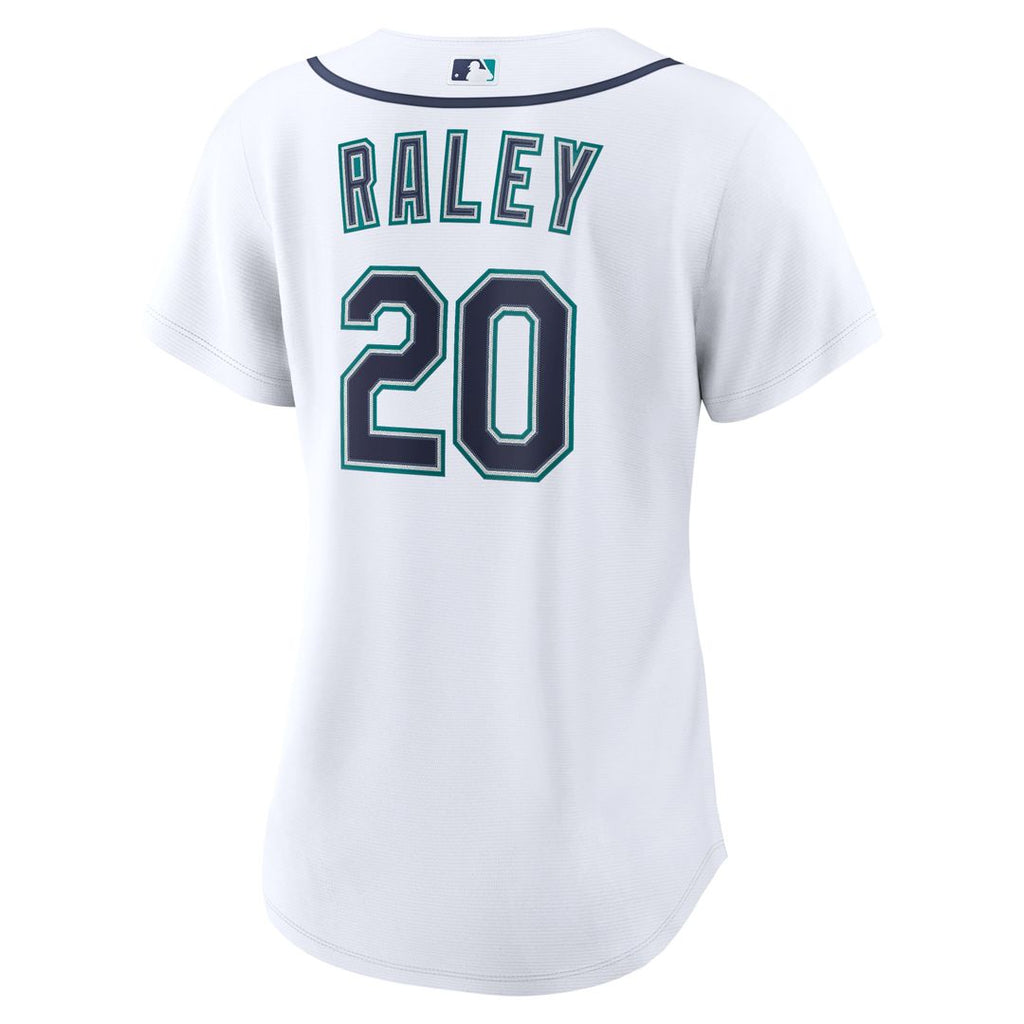 Seattle Mariners Luke Raley Women's Home Replica Jersey - White