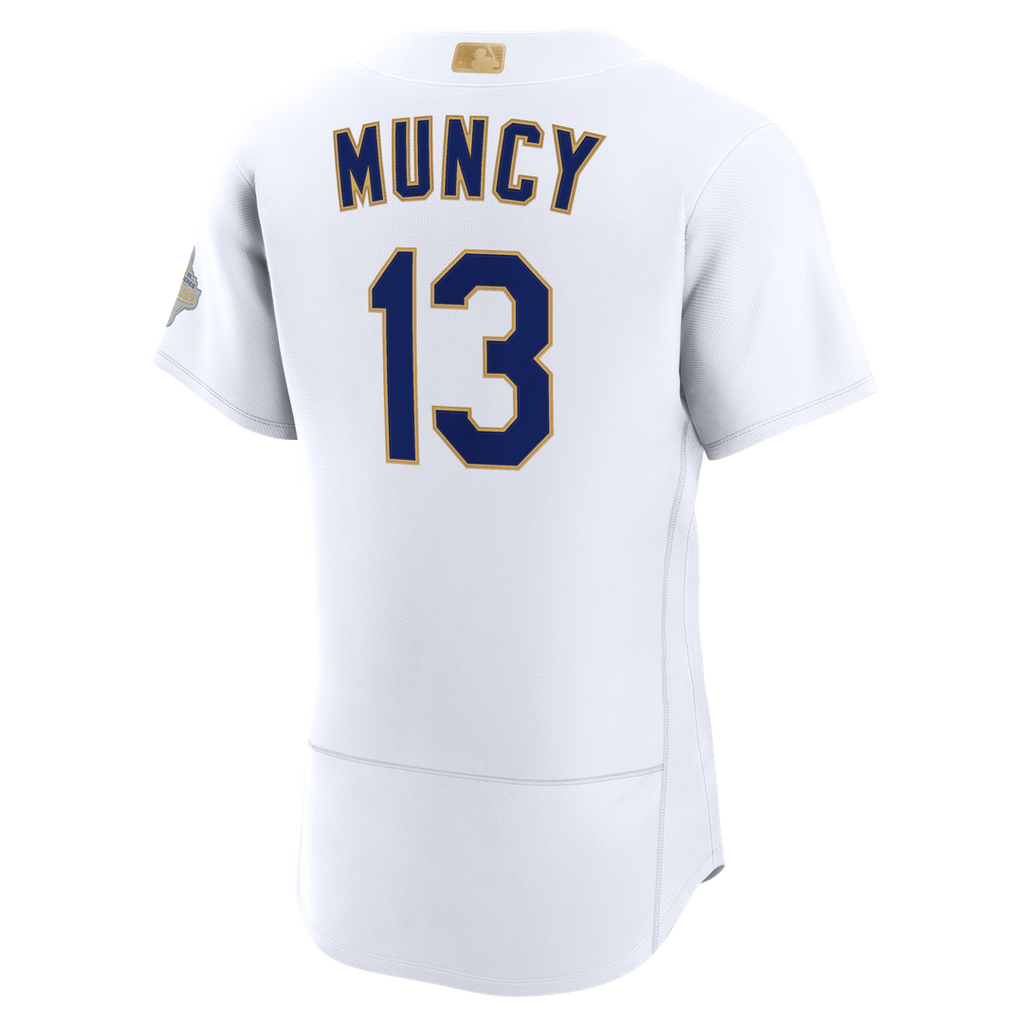 Los Angeles Dodgers Max Muncy 2026 Gold Collection Authentic Jersey - White