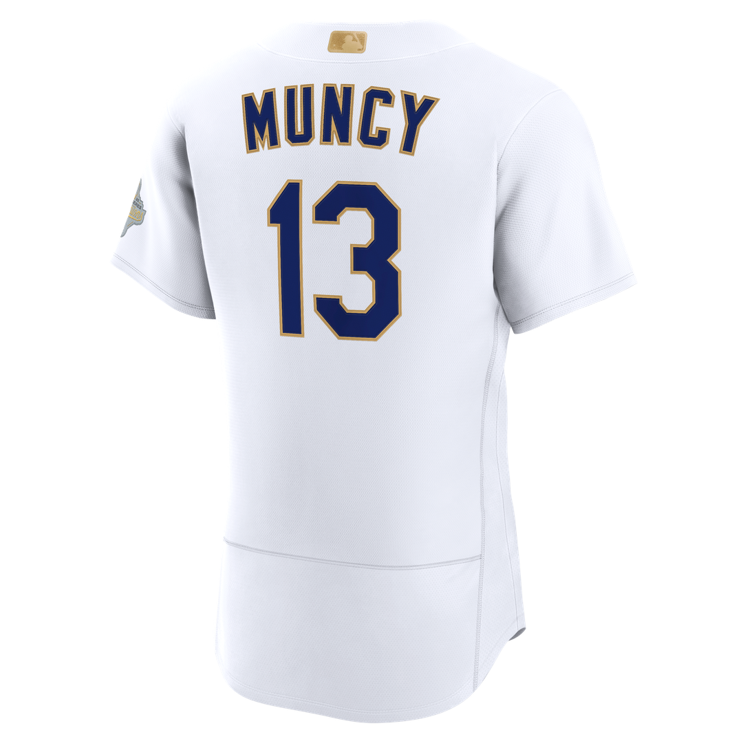 Los Angeles Dodgers Max Muncy 2026 Gold Collection Authentic Jersey - White