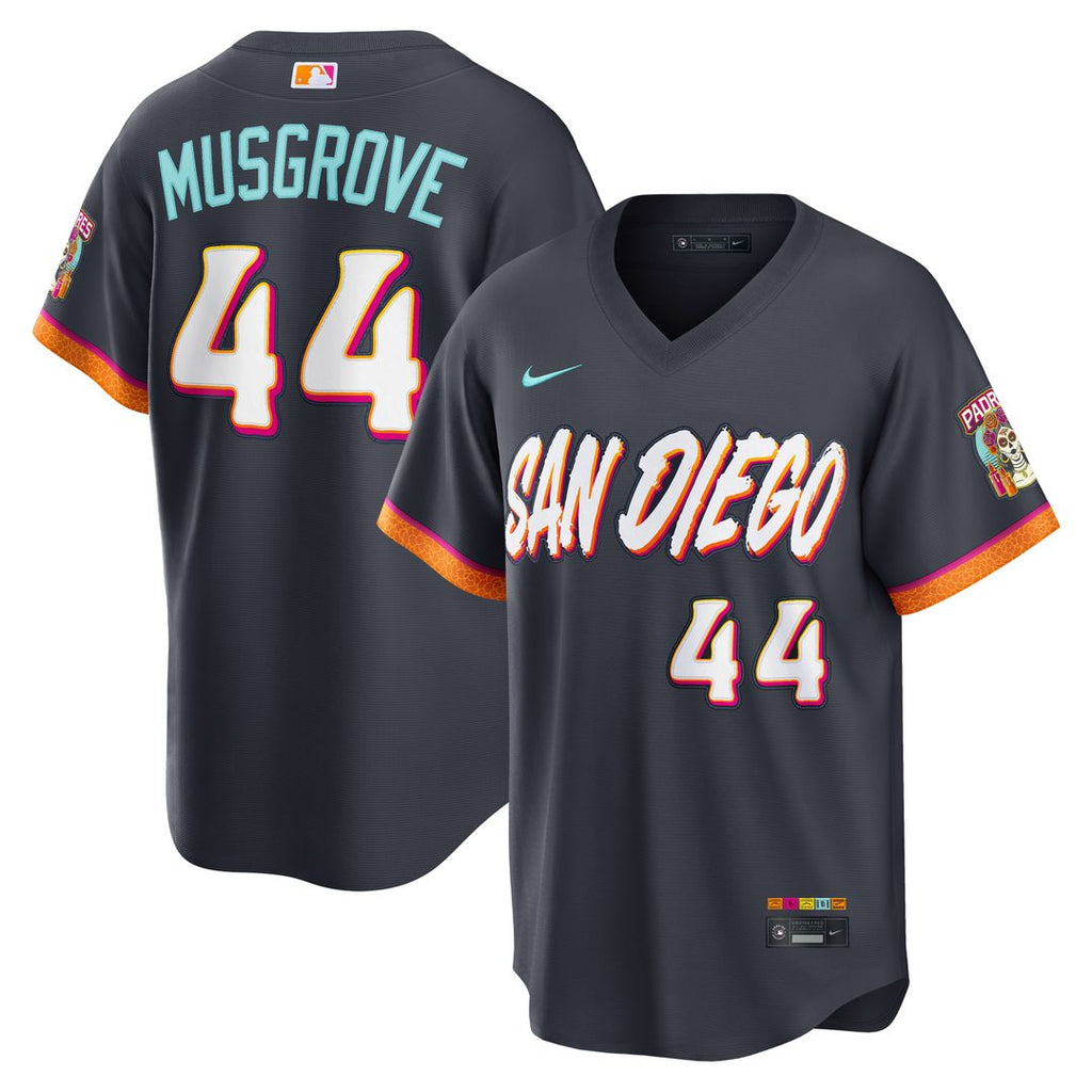San Diego Padres Joe Musgrove 2026 City Connect Stadium Jersey - Obsidian