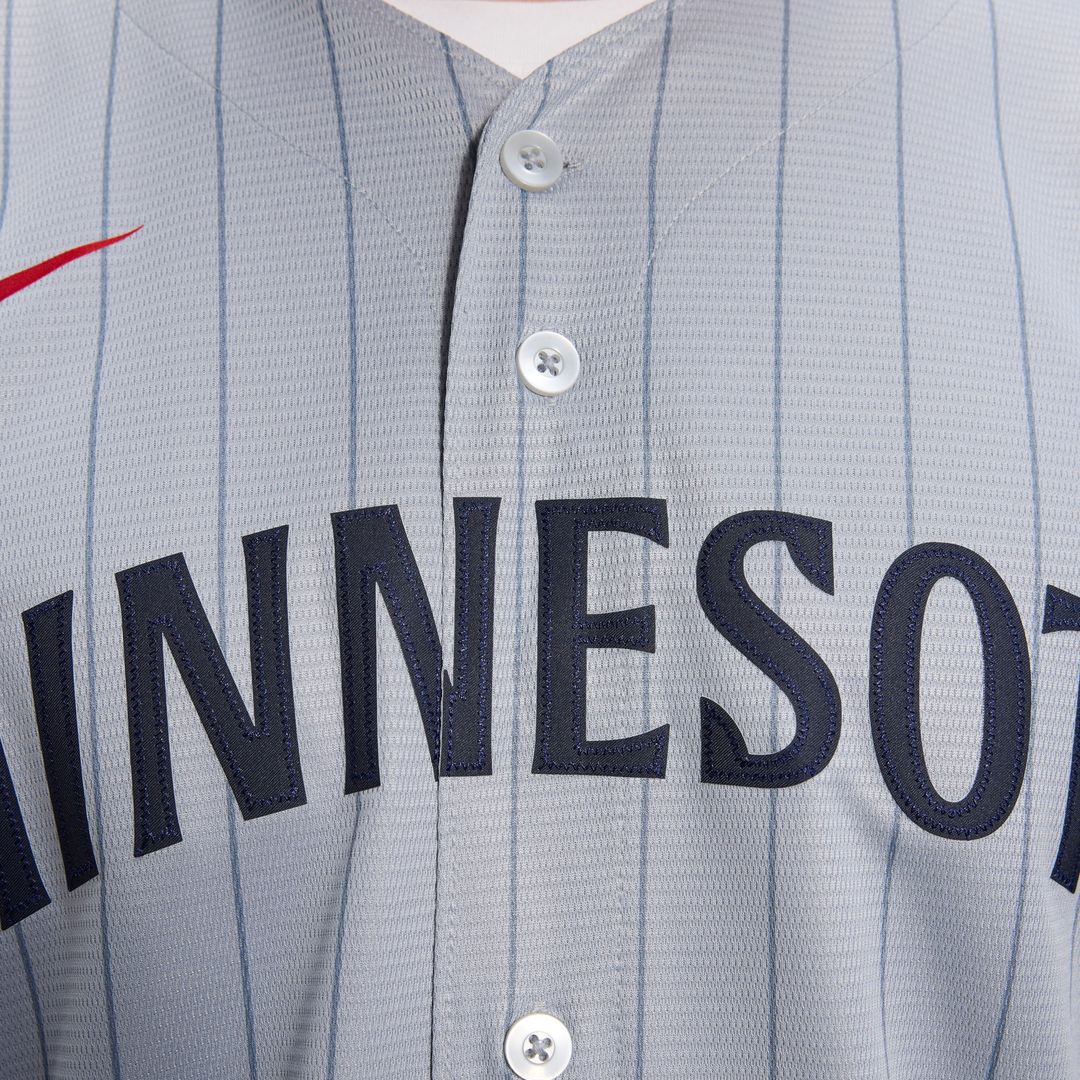 Minnesota Twins Road Replica Team Jersey - Gray