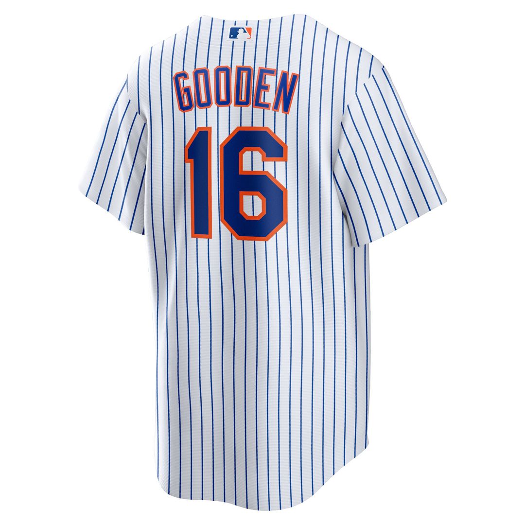 New York Mets Dwight Gooden Home Replica Jersey - White