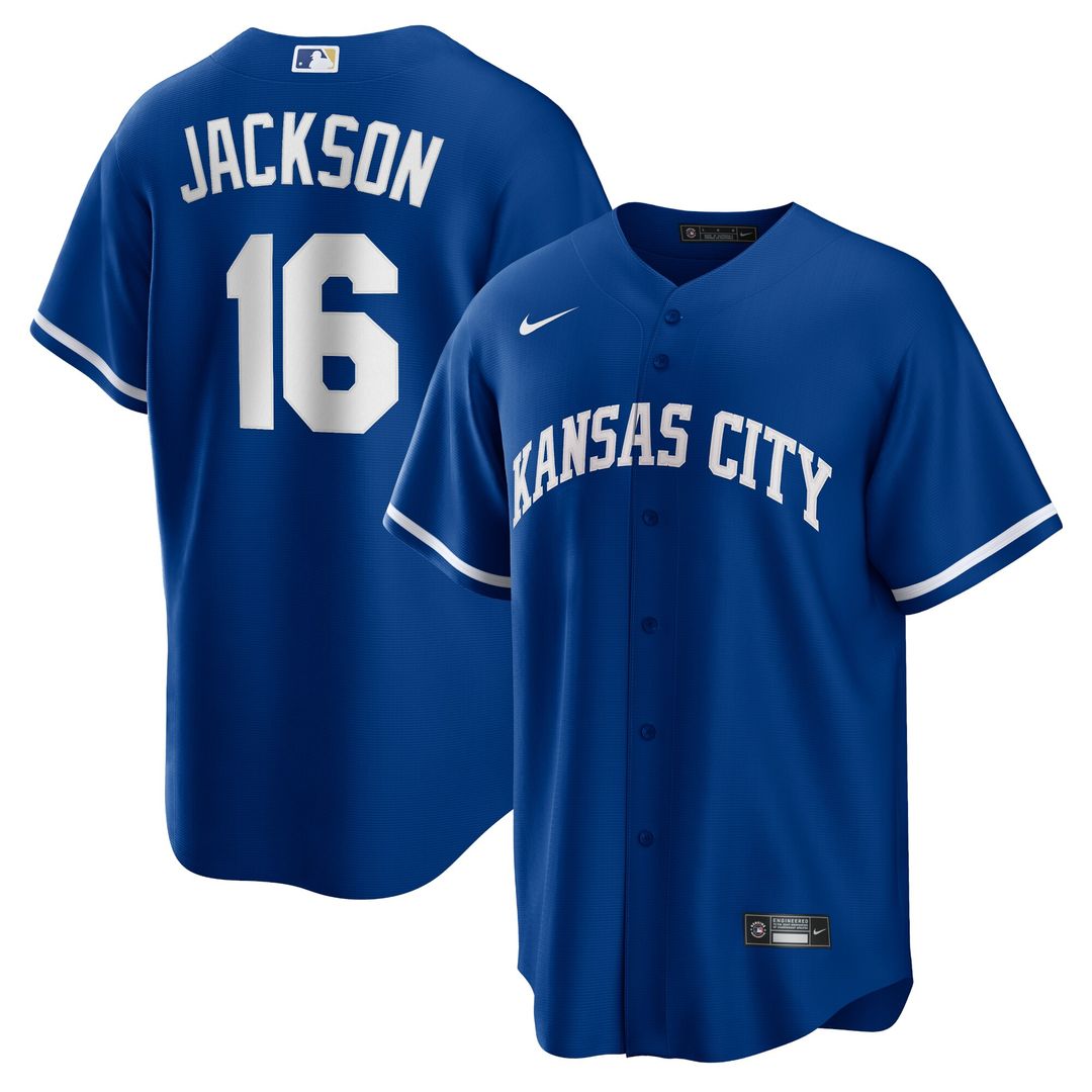 Kansas City Royals Bo Jackson Alternate 2 Replica Jersey - Rush Blue