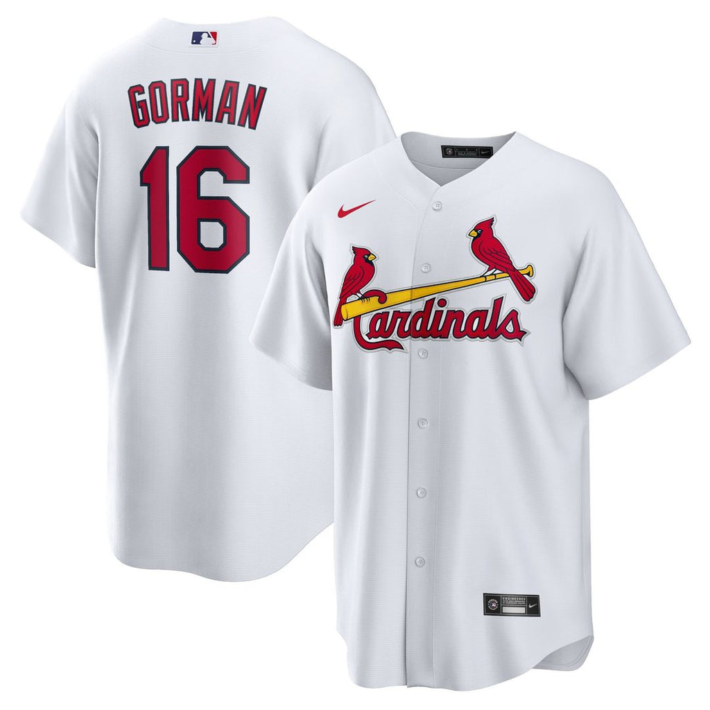 St. Louis Cardinals Nolan Gorman Home Replica Jersey - White