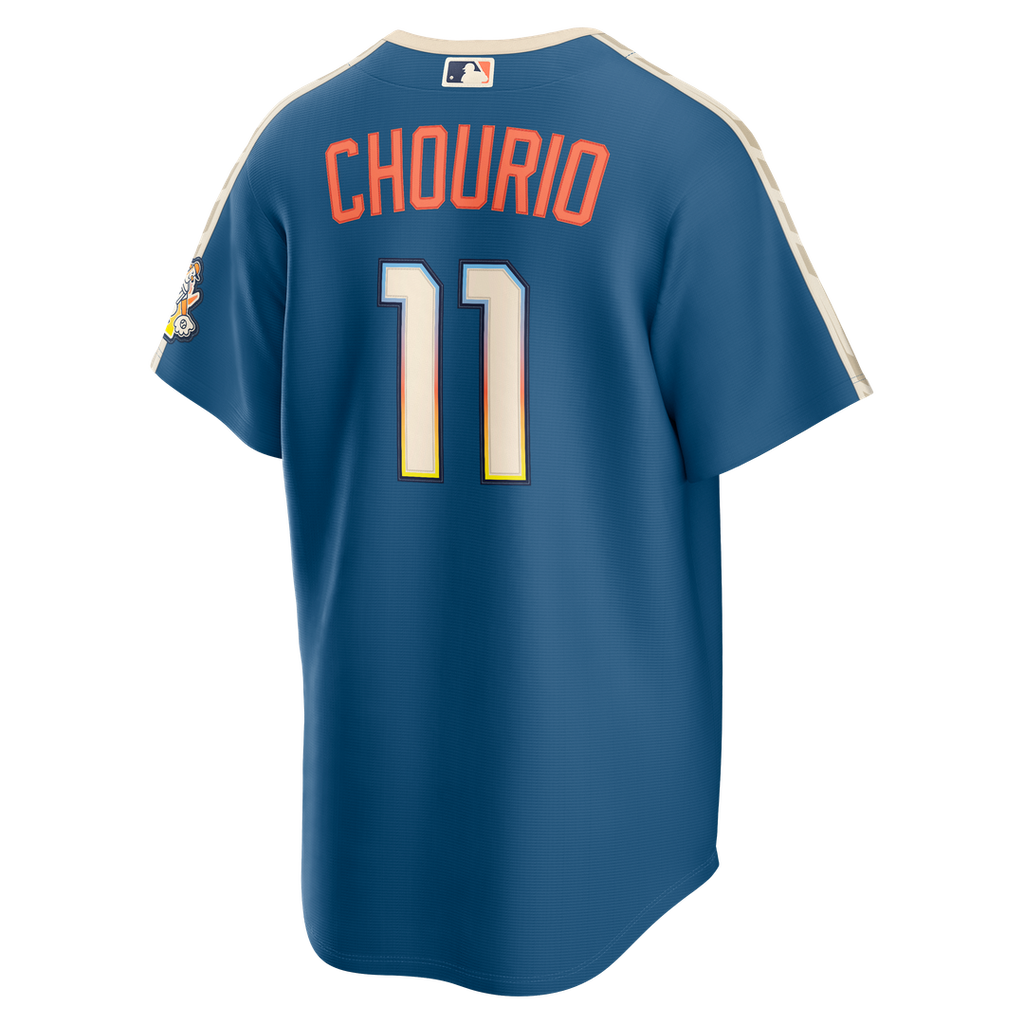 Milwaukee Brewers Jackson Chourio 2026 City Connect Stadium Jersey - Mineral Blue