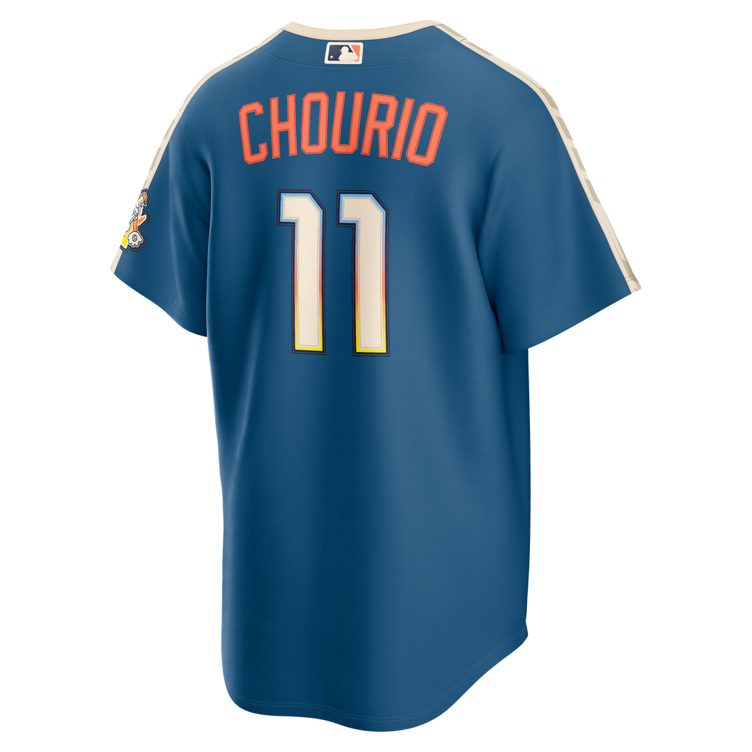 Milwaukee Brewers Jackson Chourio 2026 City Connect Stadium Jersey - Mineral Blue