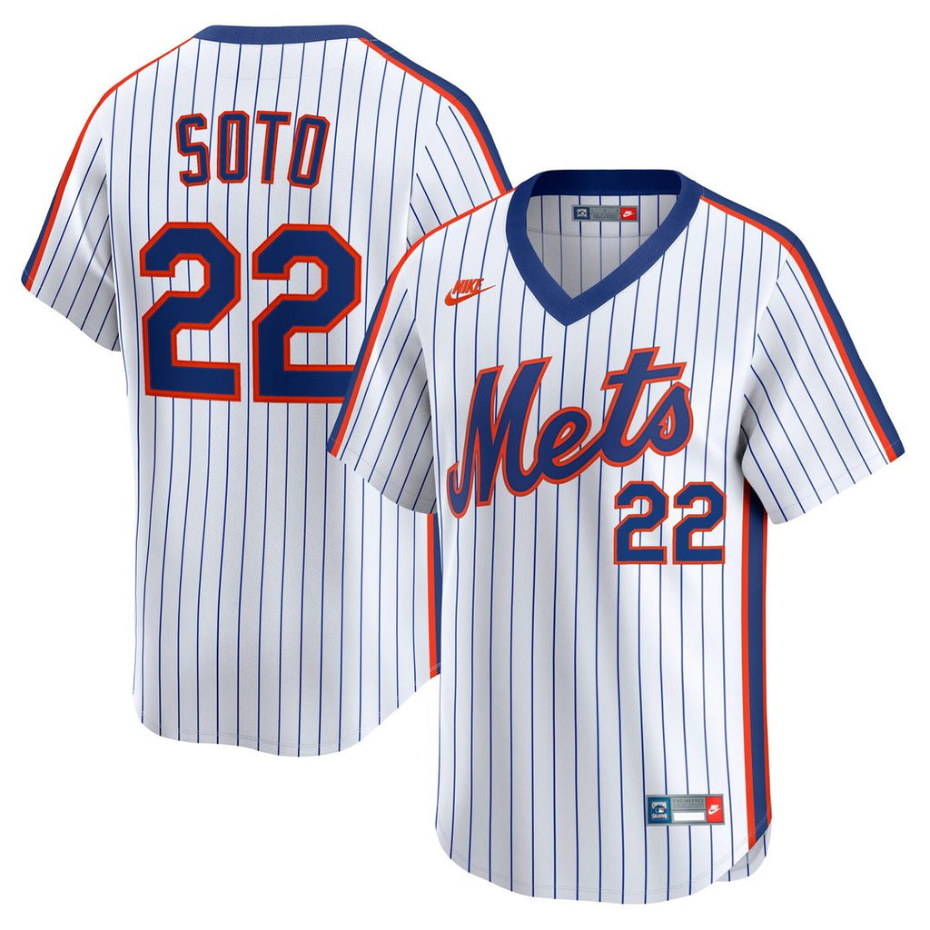 New York Mets Juan Soto Cooperstown Limited 40th Anniversary Jersey - White