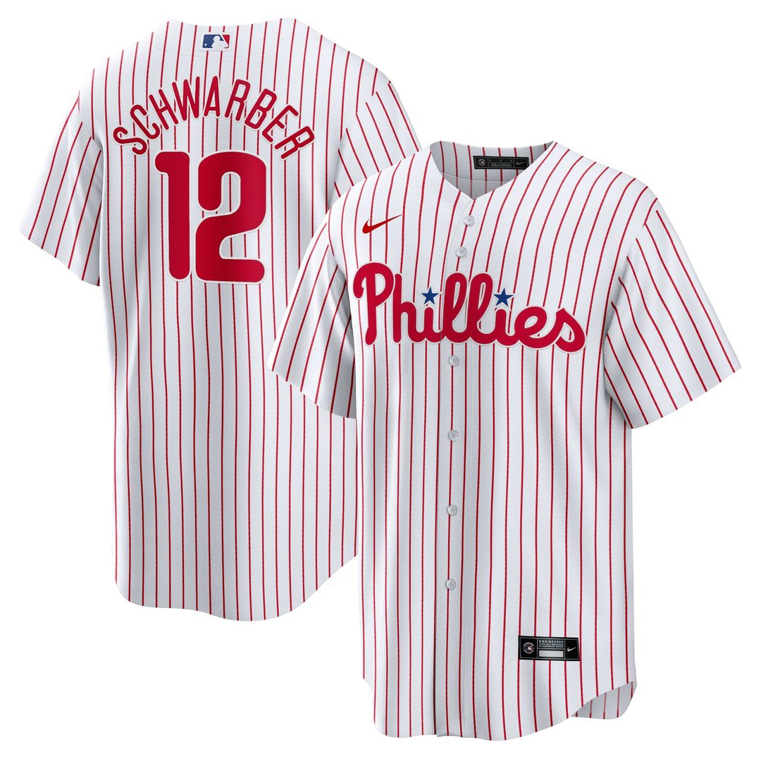 Philadelphia Phillies Kyle Schwarber Replica Jersey - White
