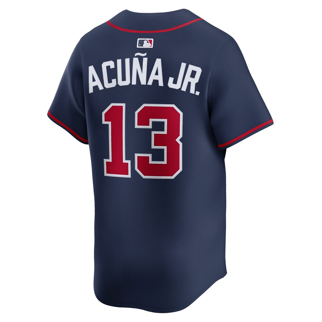 Atlanta Braves Ronald Acuña Jr. Alternate Limited Jersey - Navy