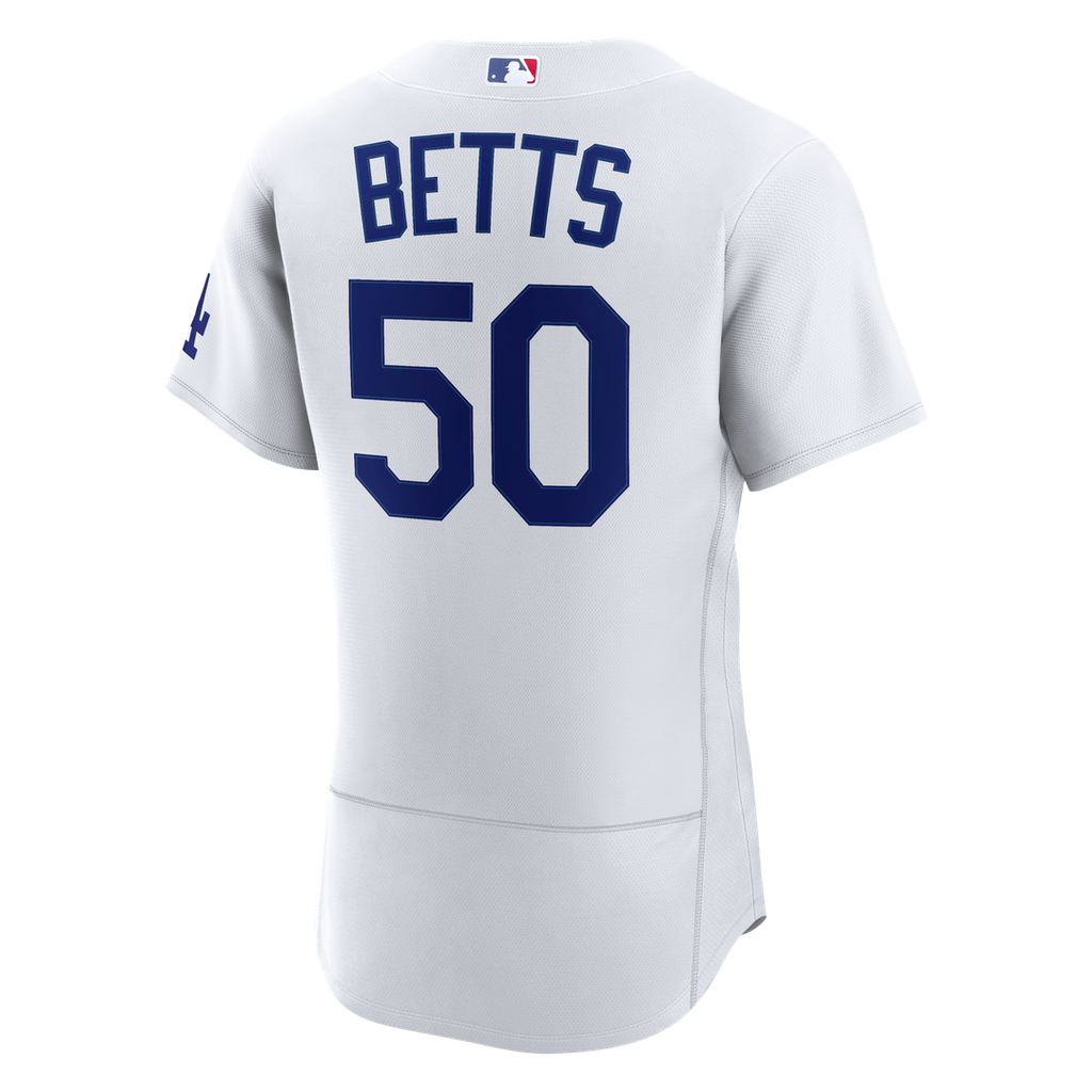 Los Angeles Dodgers Mookie Betts Home Authentic Jersey - White