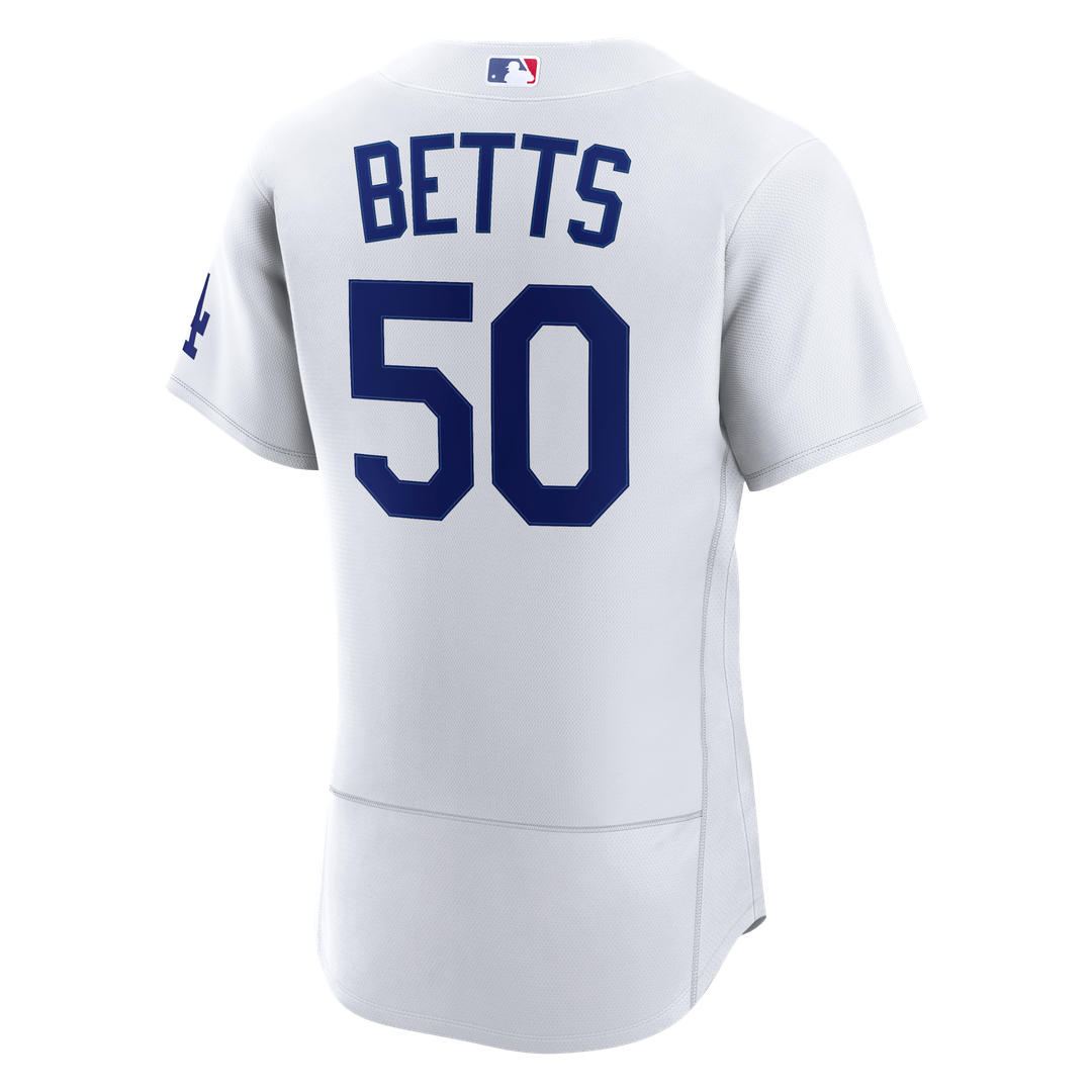 Los Angeles Dodgers Mookie Betts Home Authentic Jersey - White