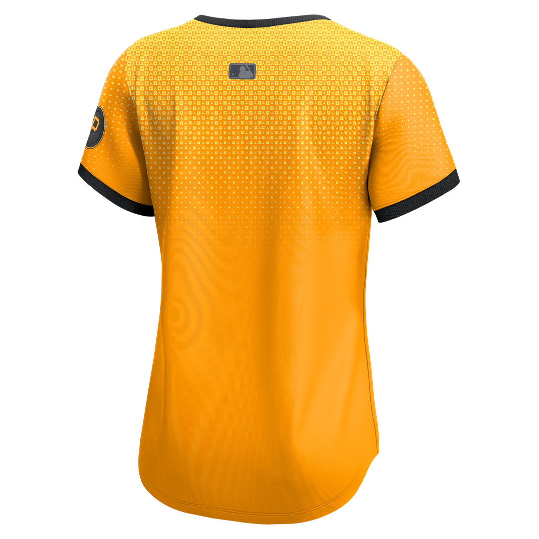 Pittsburgh Pirates Women's City Connect Limited Jersey - Gold