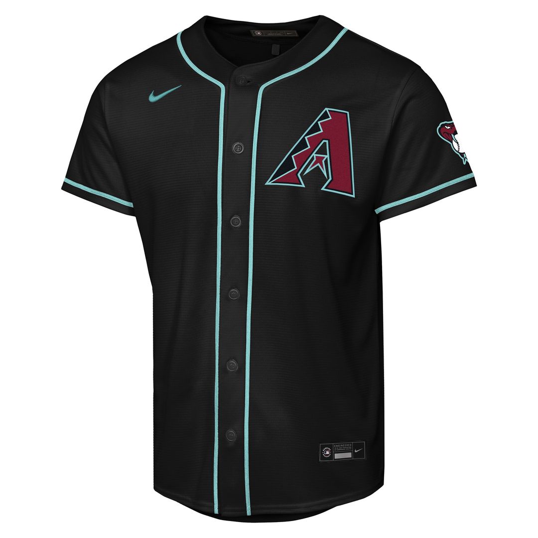 Arizona Diamondbacks Corbin Carroll Youth Alternate Stadium Jersey - Black