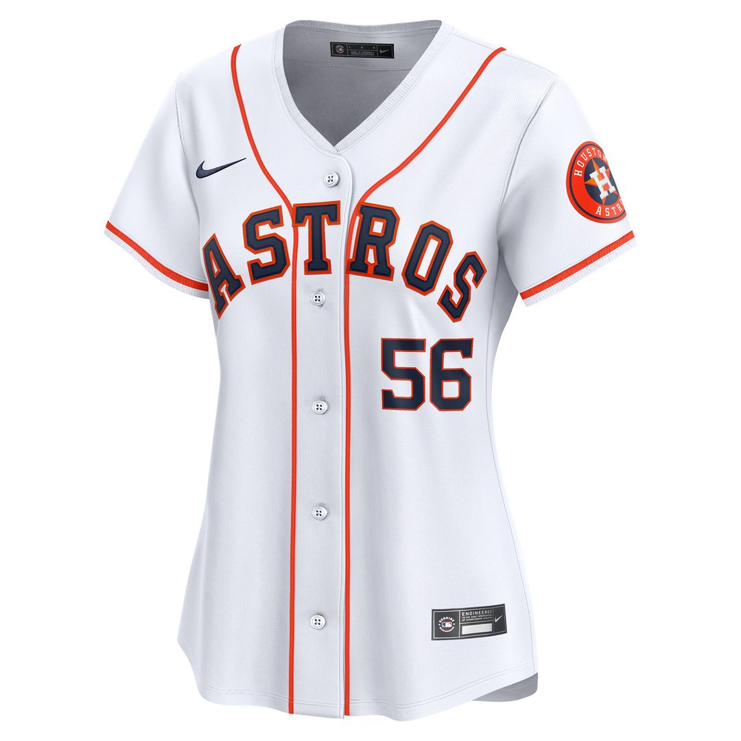 Houston Astros Ronel Blanco Women's Home Limited Jersey - White