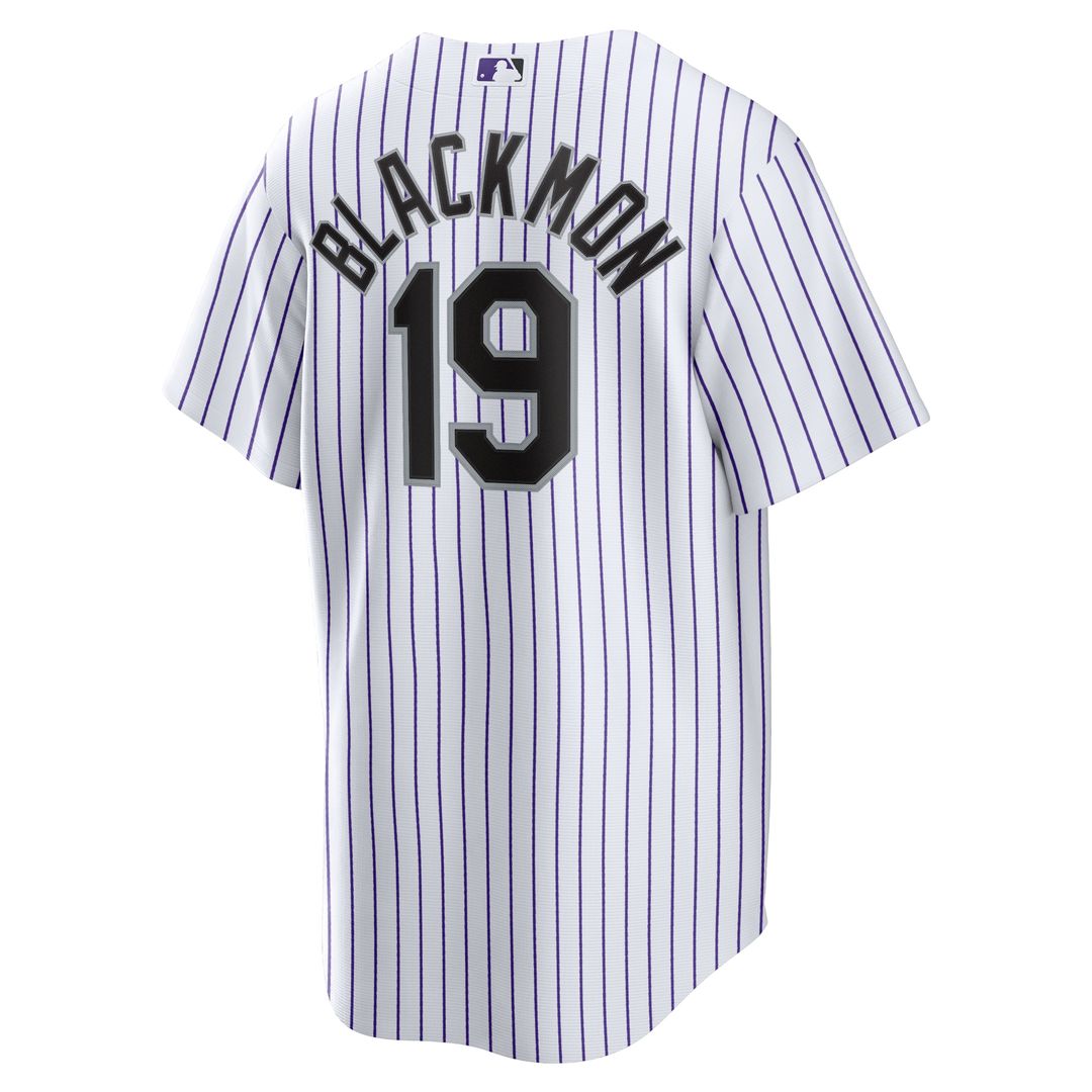 Colorado Rockies Charlie Blackmon Home Replica Player Name Jersey - White
