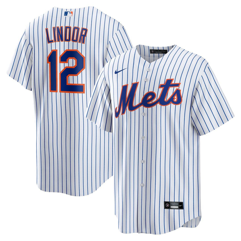 New York Mets Francisco Lindor Home Replica Jersey - White