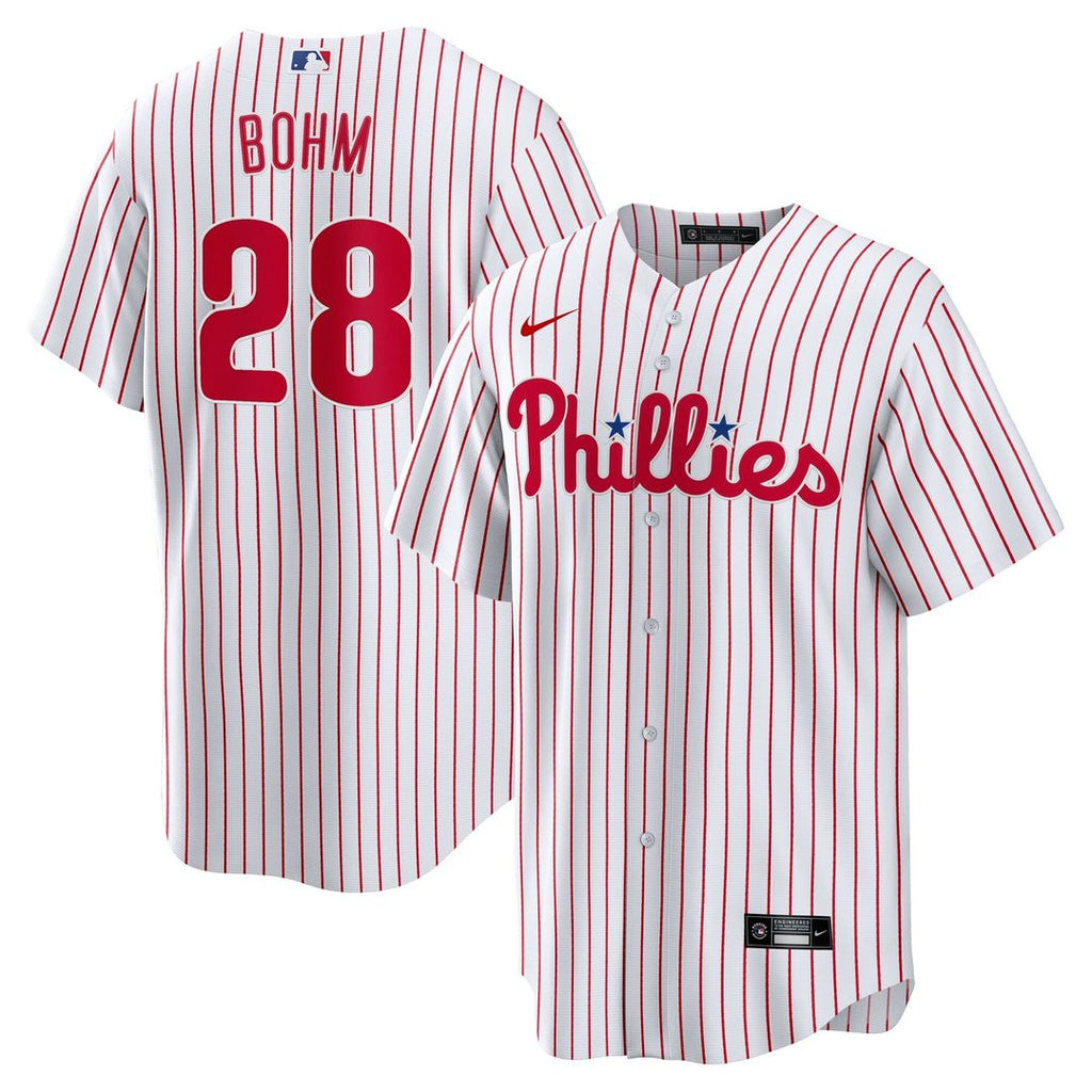 Philadelphia Phillies Alec Bohm Home Replica Jersey - White