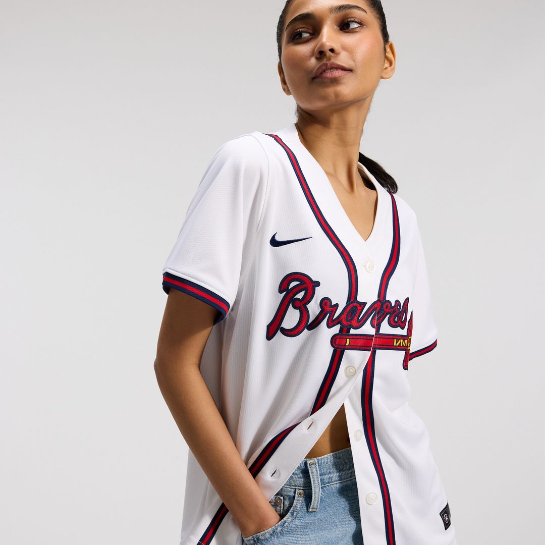 Atlanta Braves Women's Home Limited Jersey - White