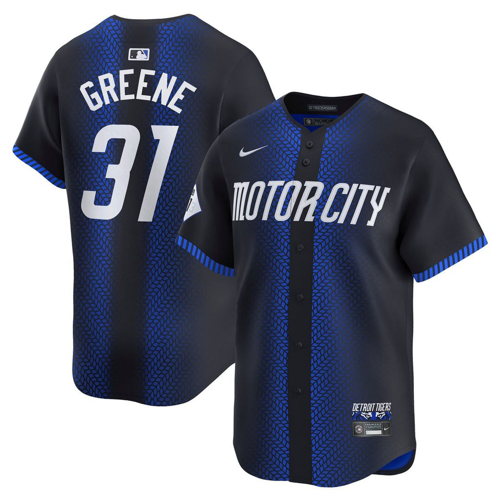 Detroit Tigers Riley Greene City Connect Limited Jersey - Navy