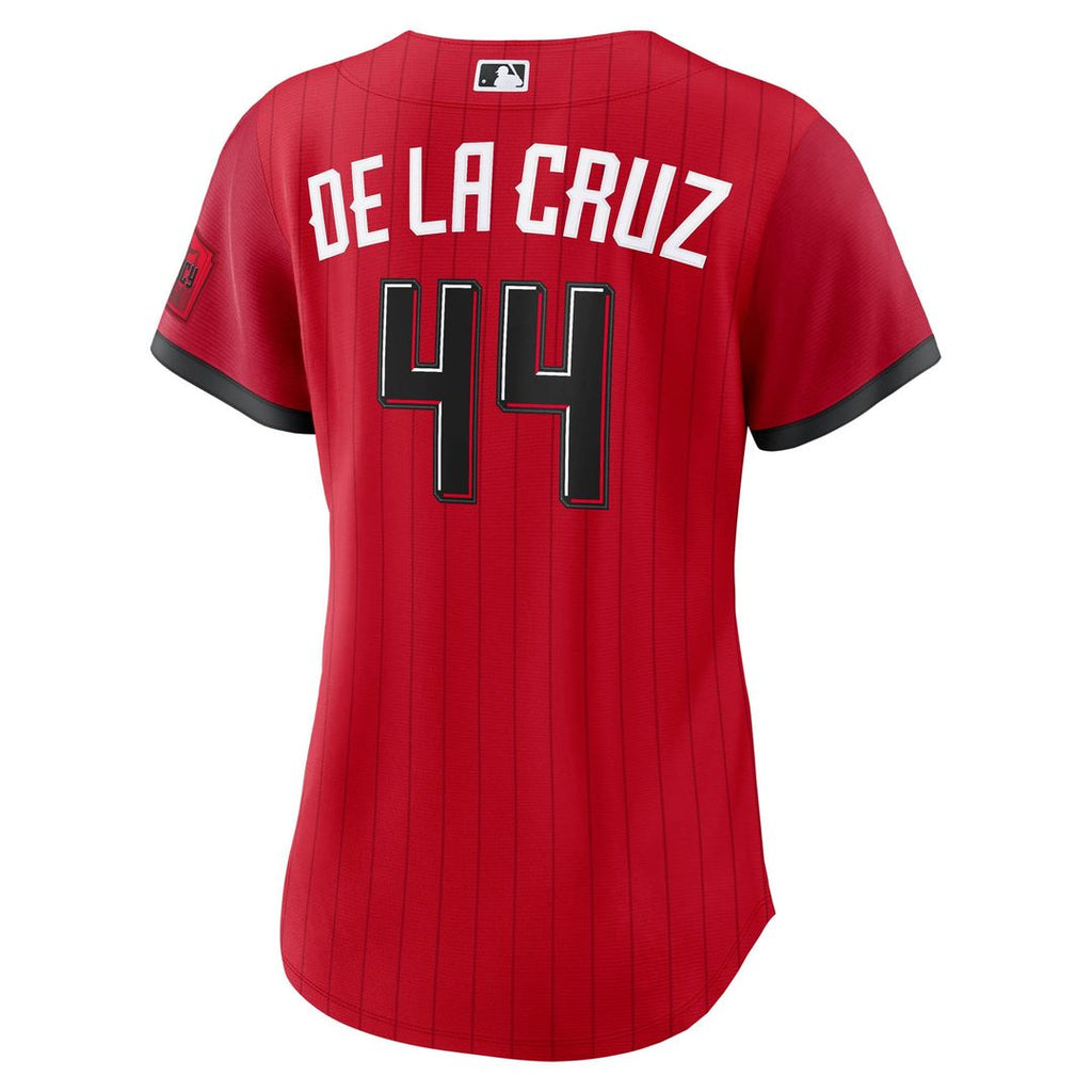 Cincinnati Reds Elly De La Cruz Women's 2026 City Connect Stadium Jersey - Red
