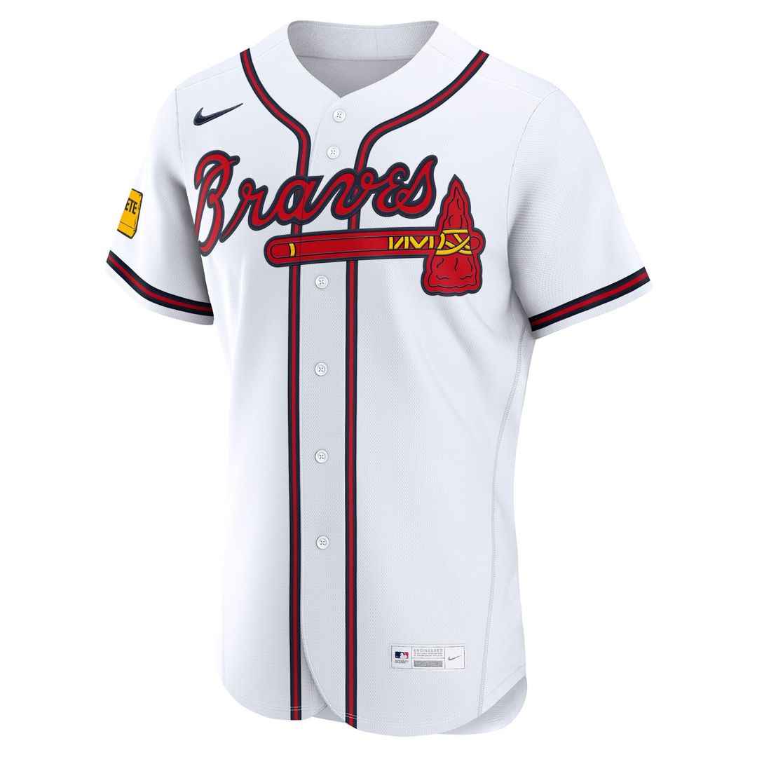 Atlanta Braves Home Authentic Jersey - White