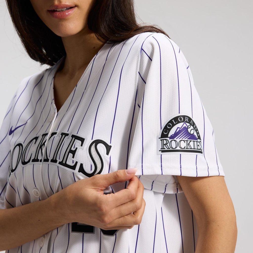 Colorado Rockies Kris Bryant Women's Home Limited Jersey - White