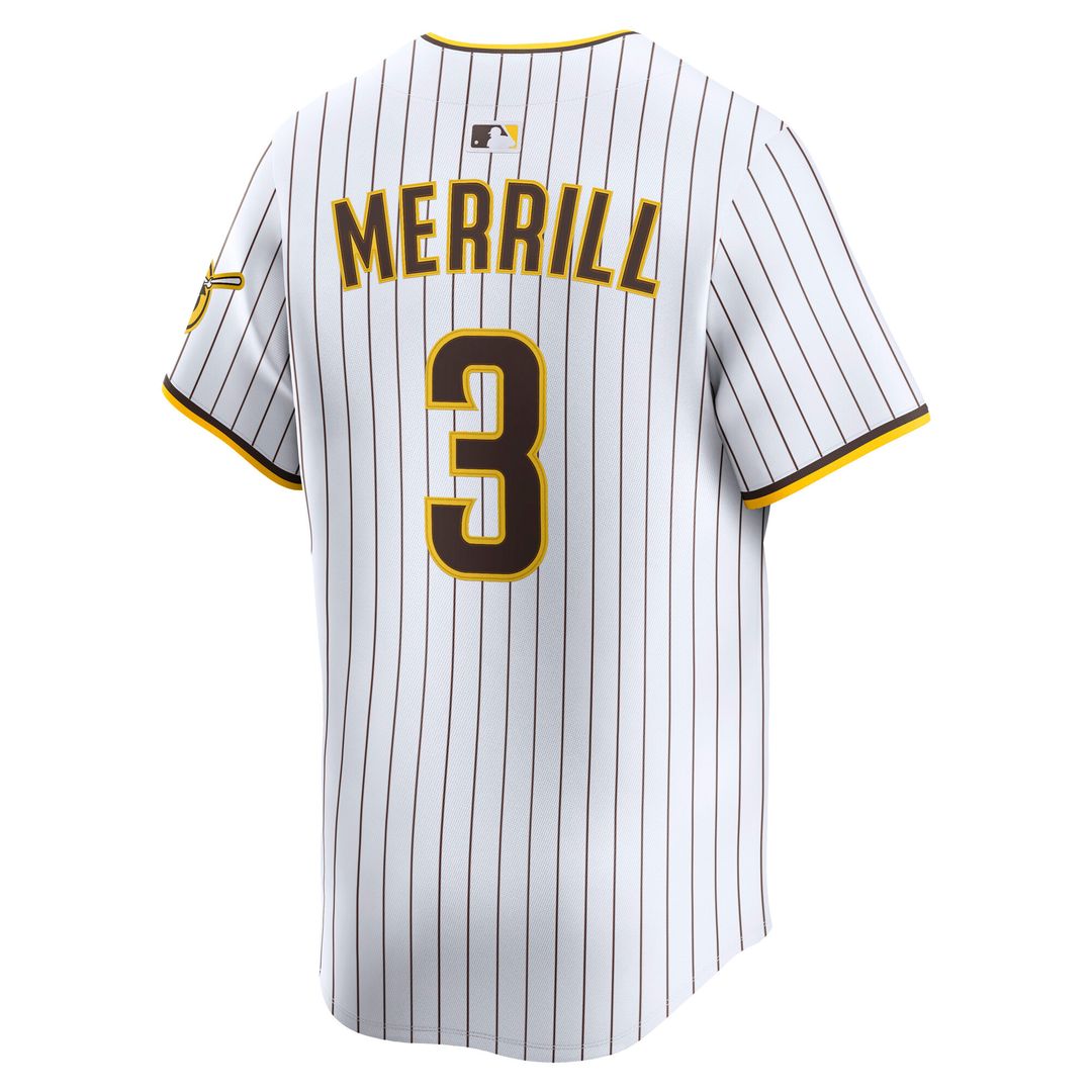 San Diego Padres Jackson Merrill Home Limited Jersey - White