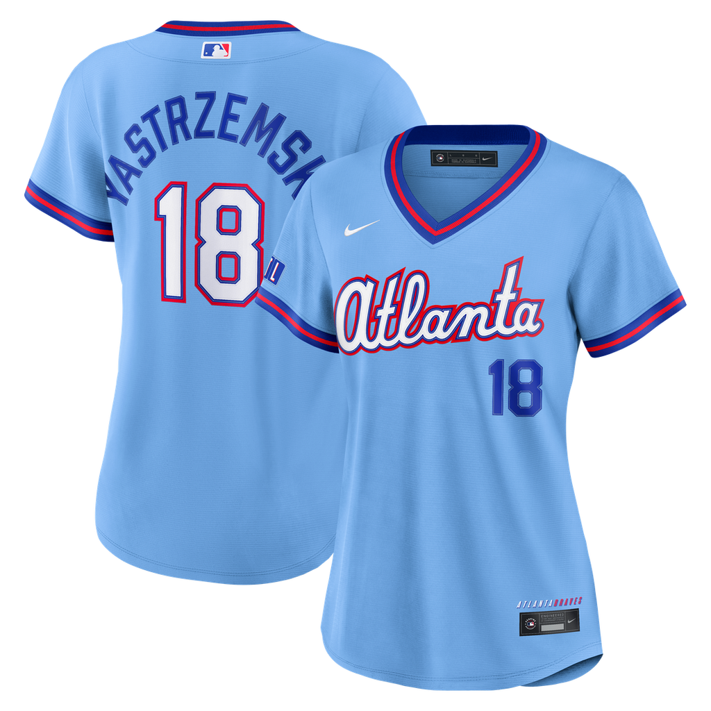 Atlanta Braves Mike Yastrzemski Women's 2026 City Connect Stadium Jersey - Powder Blue