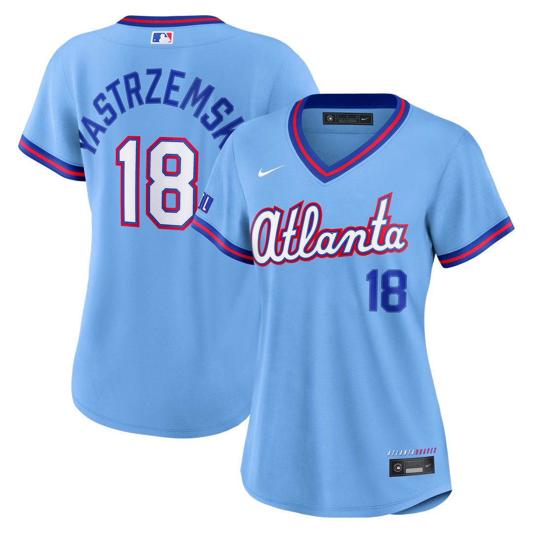 Atlanta Braves Mike Yastrzemski Women's 2026 City Connect Stadium Jersey - Powder Blue