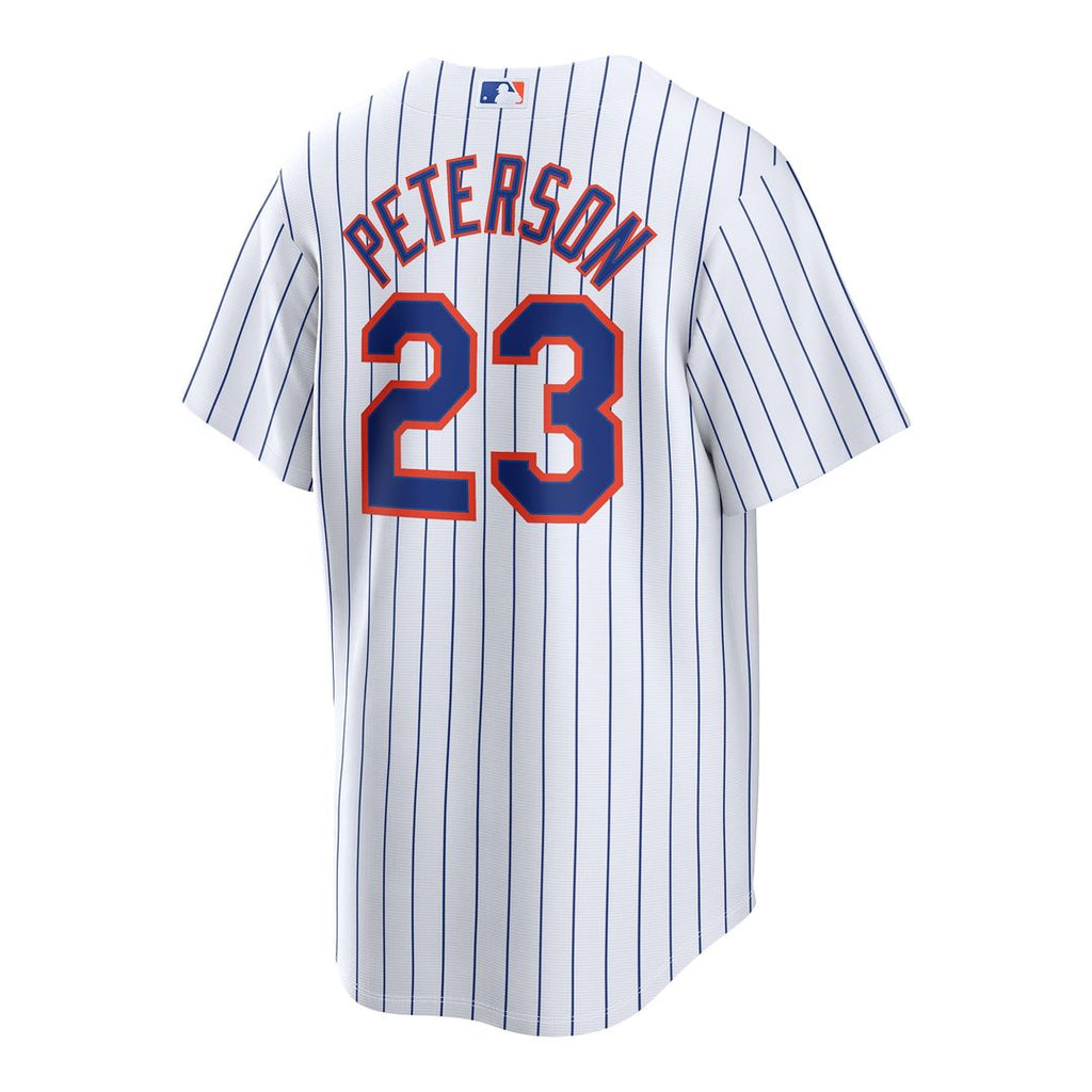 New York Mets David Peterson Home Replica Jersey - White