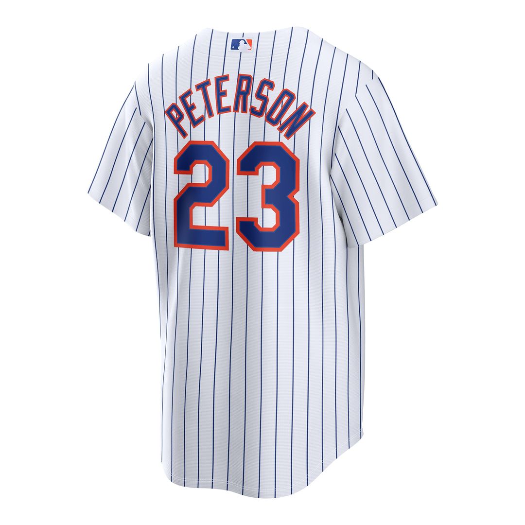 New York Mets David Peterson Home Replica Jersey - White