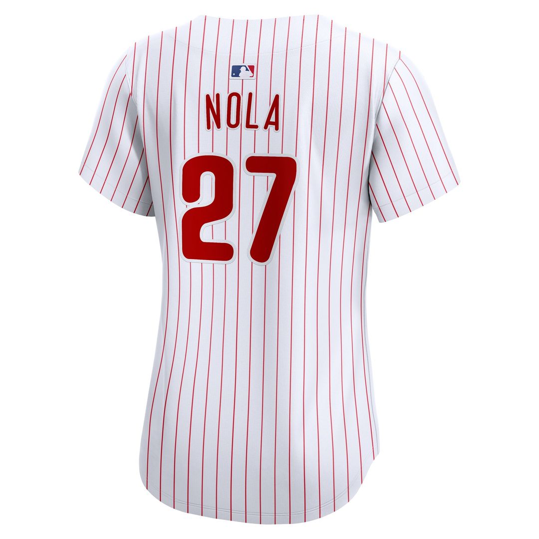 Philadelphia Phillies Aaron Nola Women's Home Limited Jersey - White