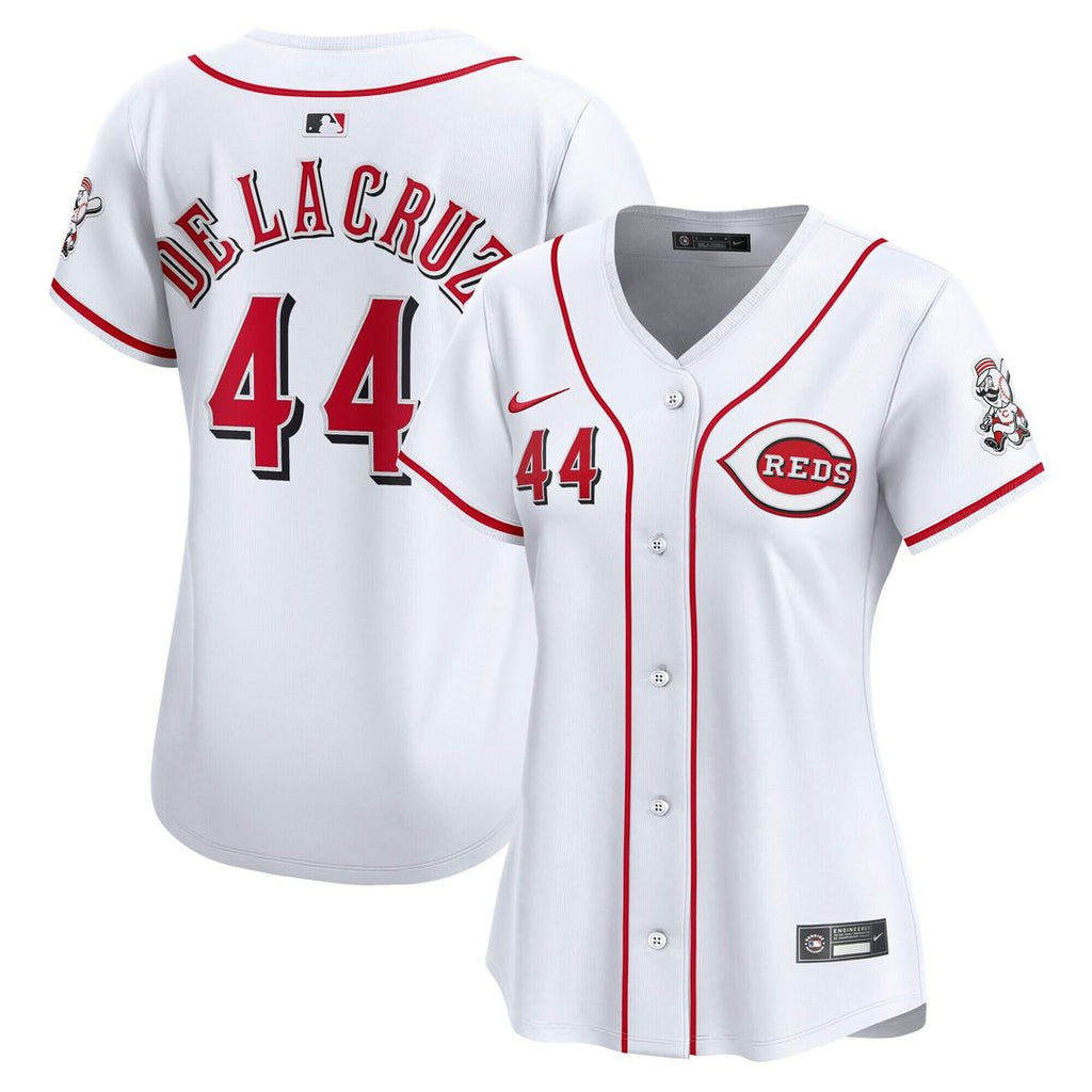 Cincinnati Reds Elly De La Cruz Women's Home Limited Jersey - White