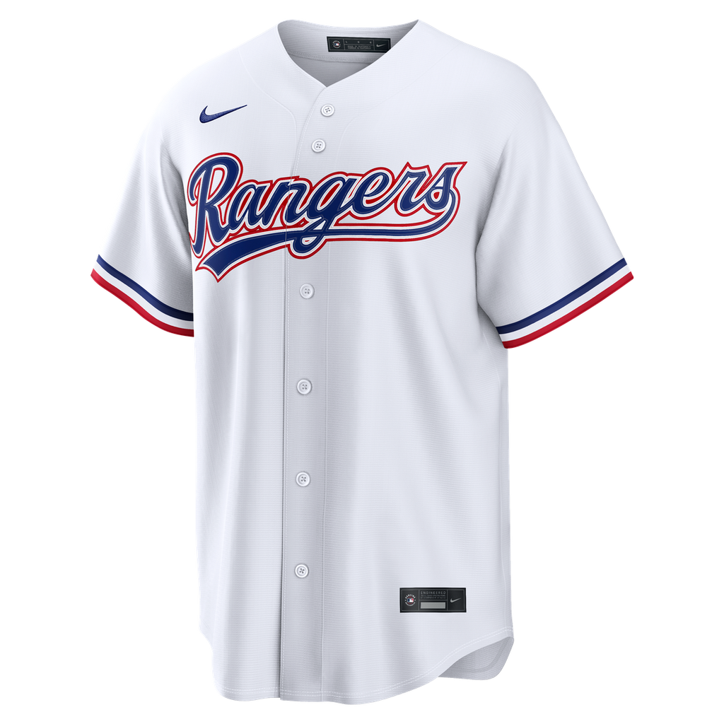 Texas Rangers Wyatt Langford Home Replica Jersey - White