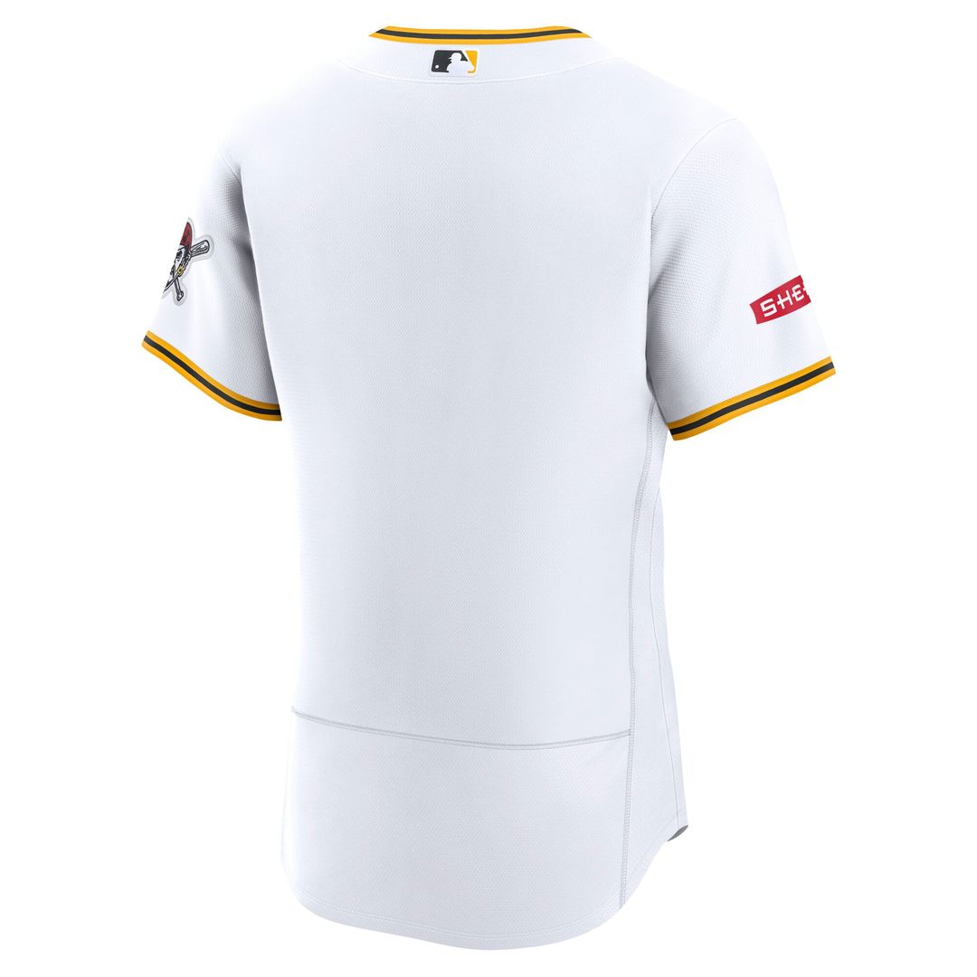 Pittsburgh Pirates Home Authentic Jersey - White