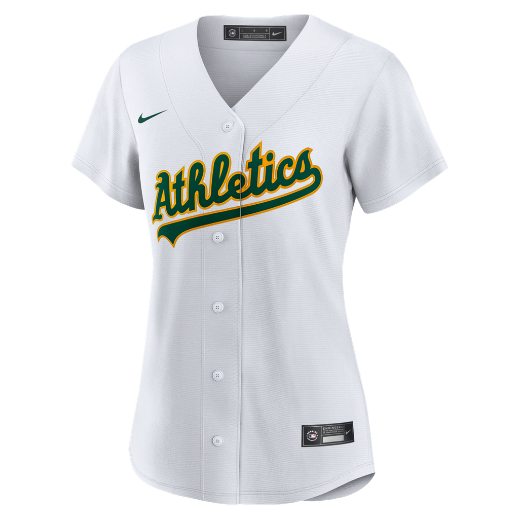 Athletics Jeff McNeil Women's Home Replica Jersey - White